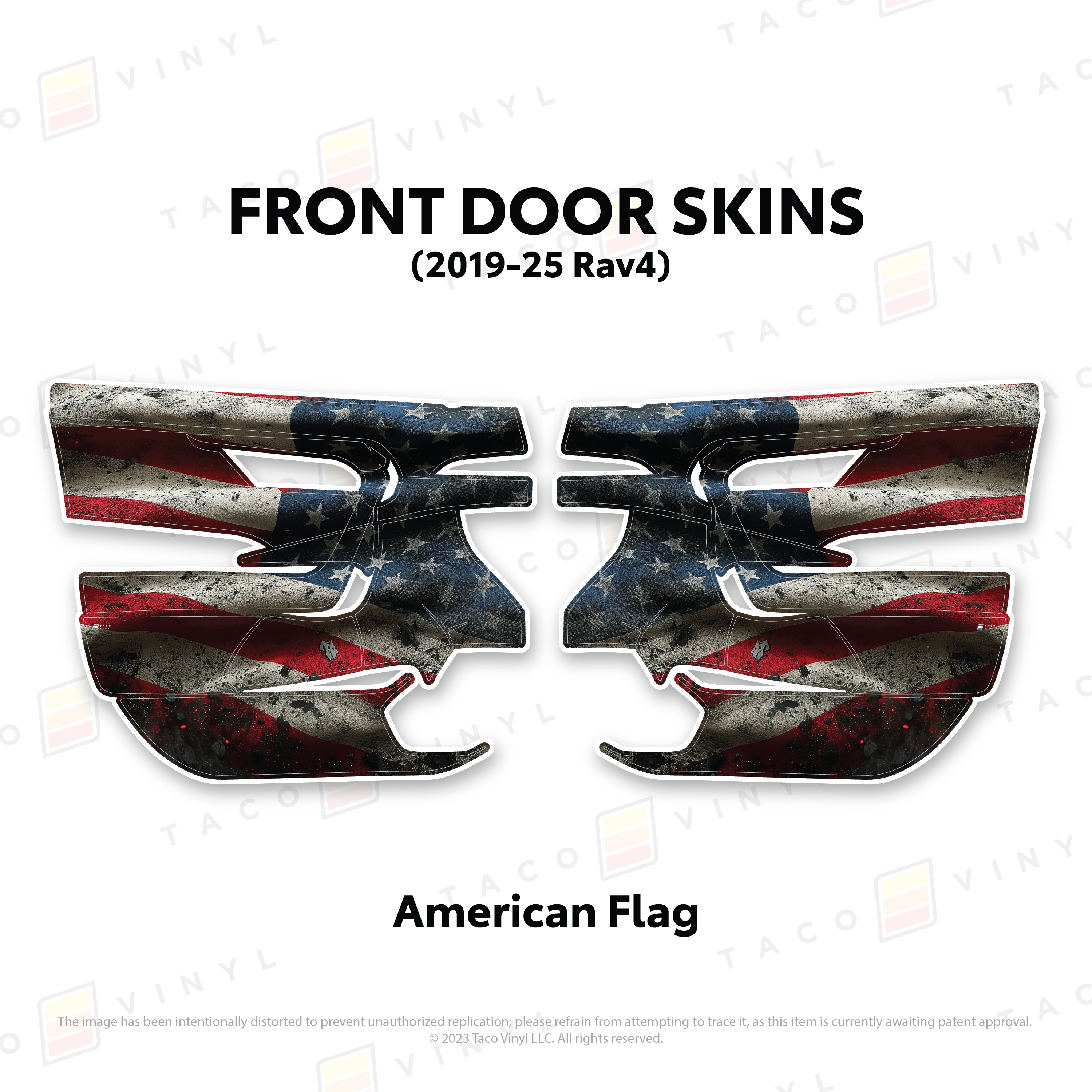 2019-25 Rav4 Door Skins