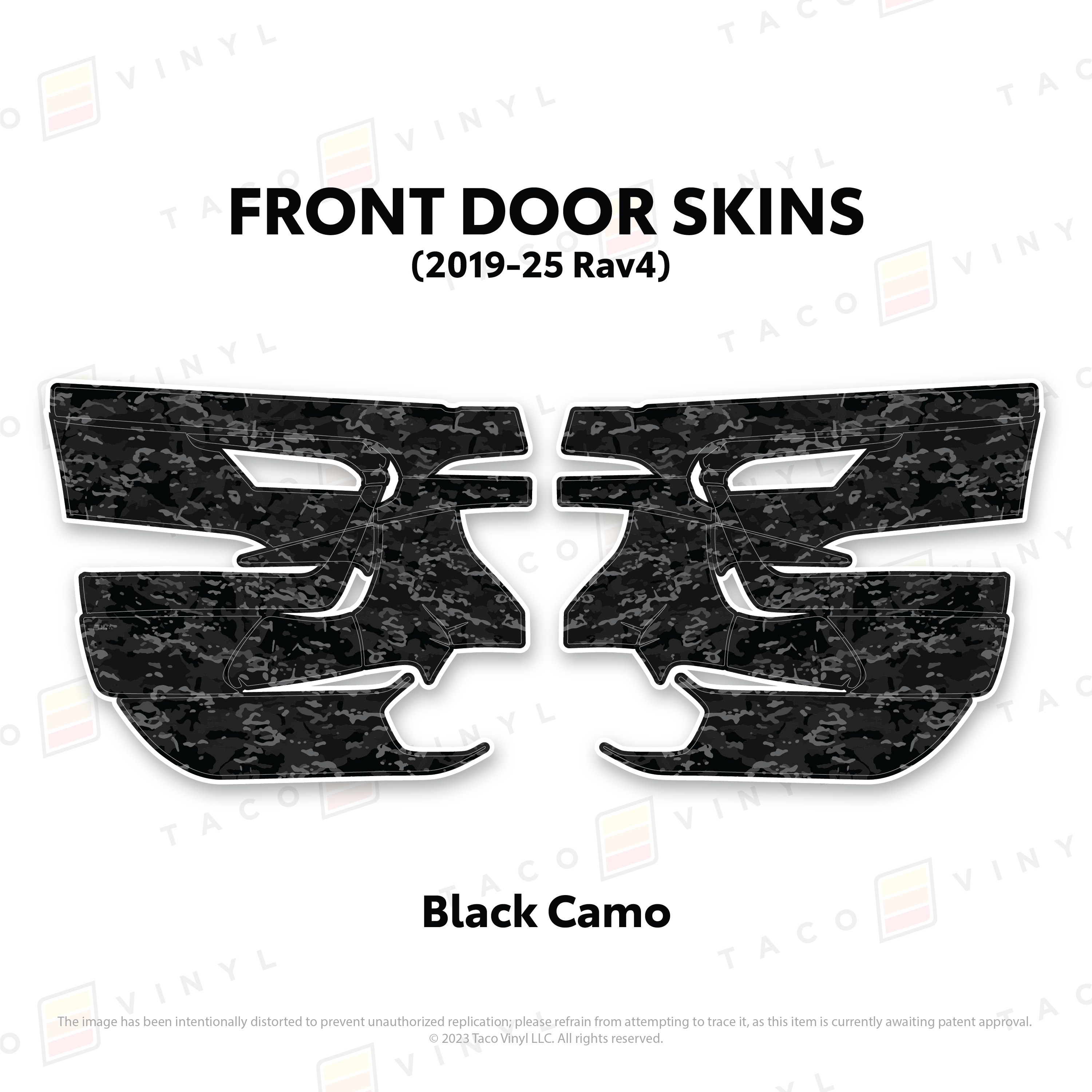 2019-25 Rav4 Door Skins