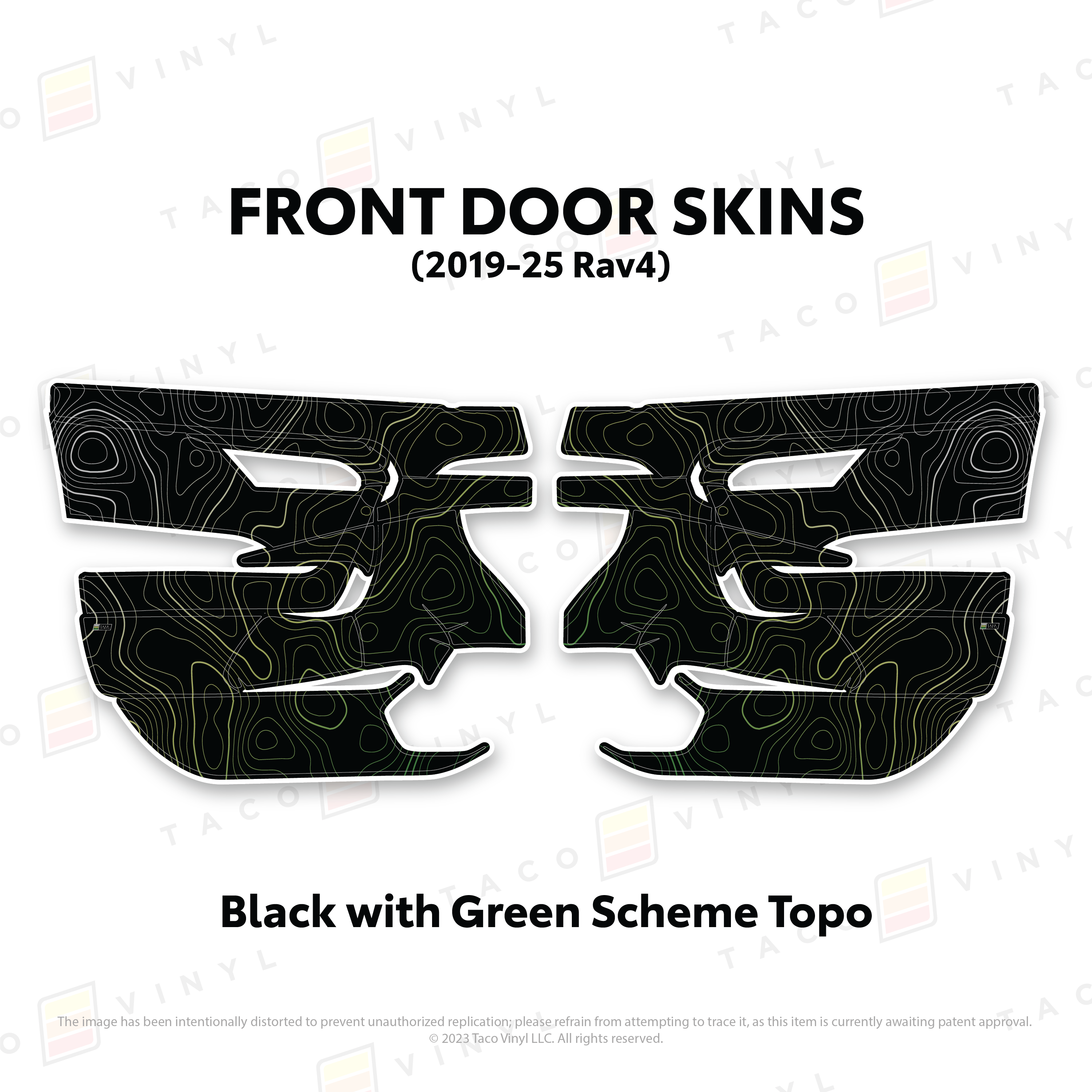 2019-25 Rav4 Door Skins