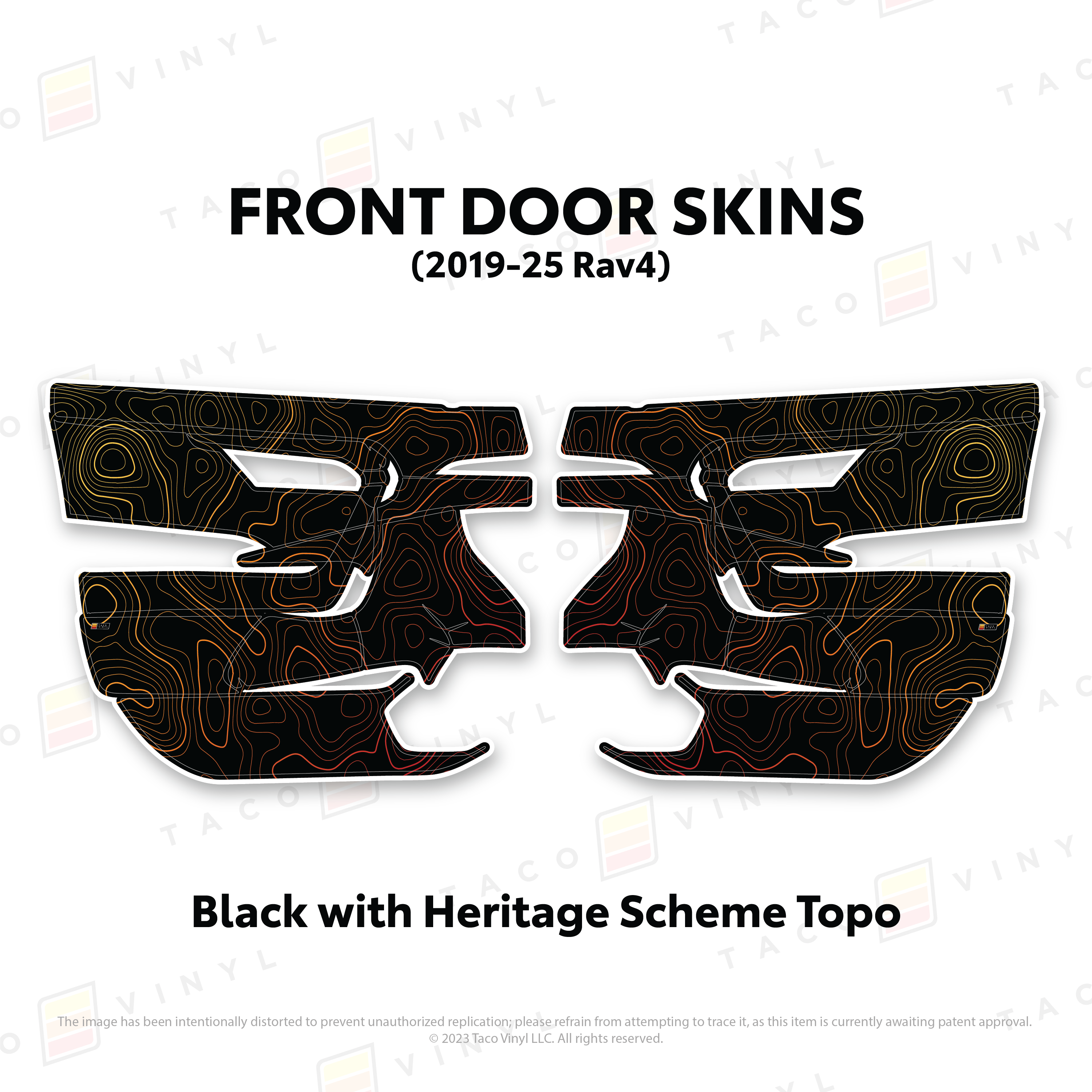 2019-25 Rav4 Door Skins