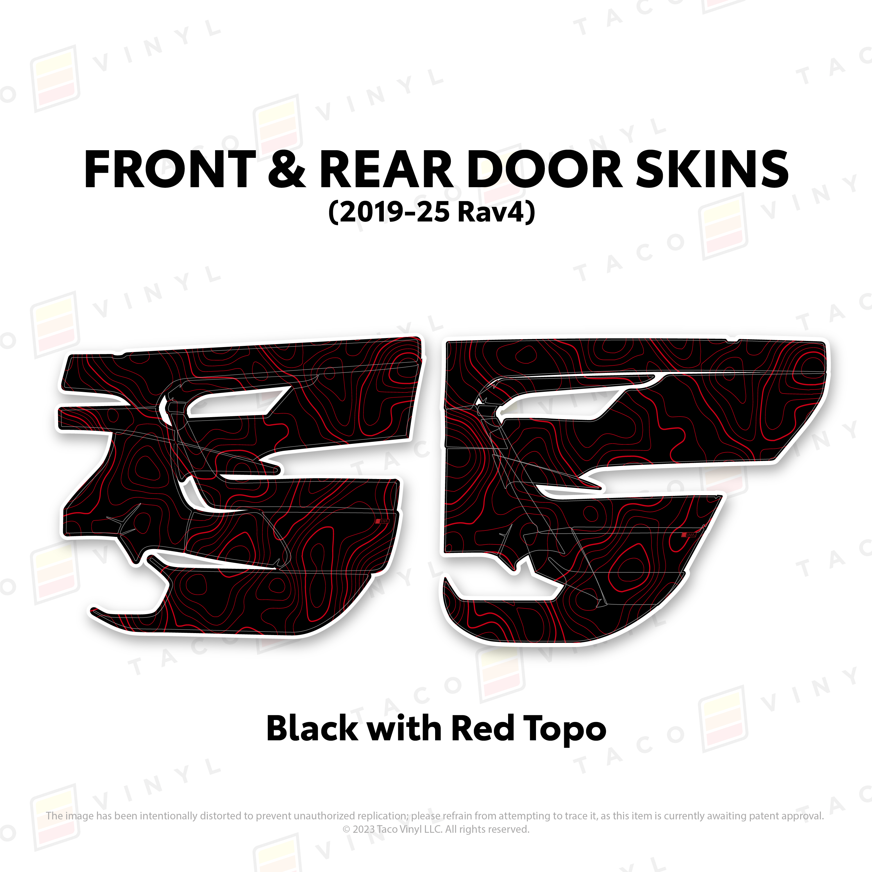 2019-25 Rav4 Door Skins