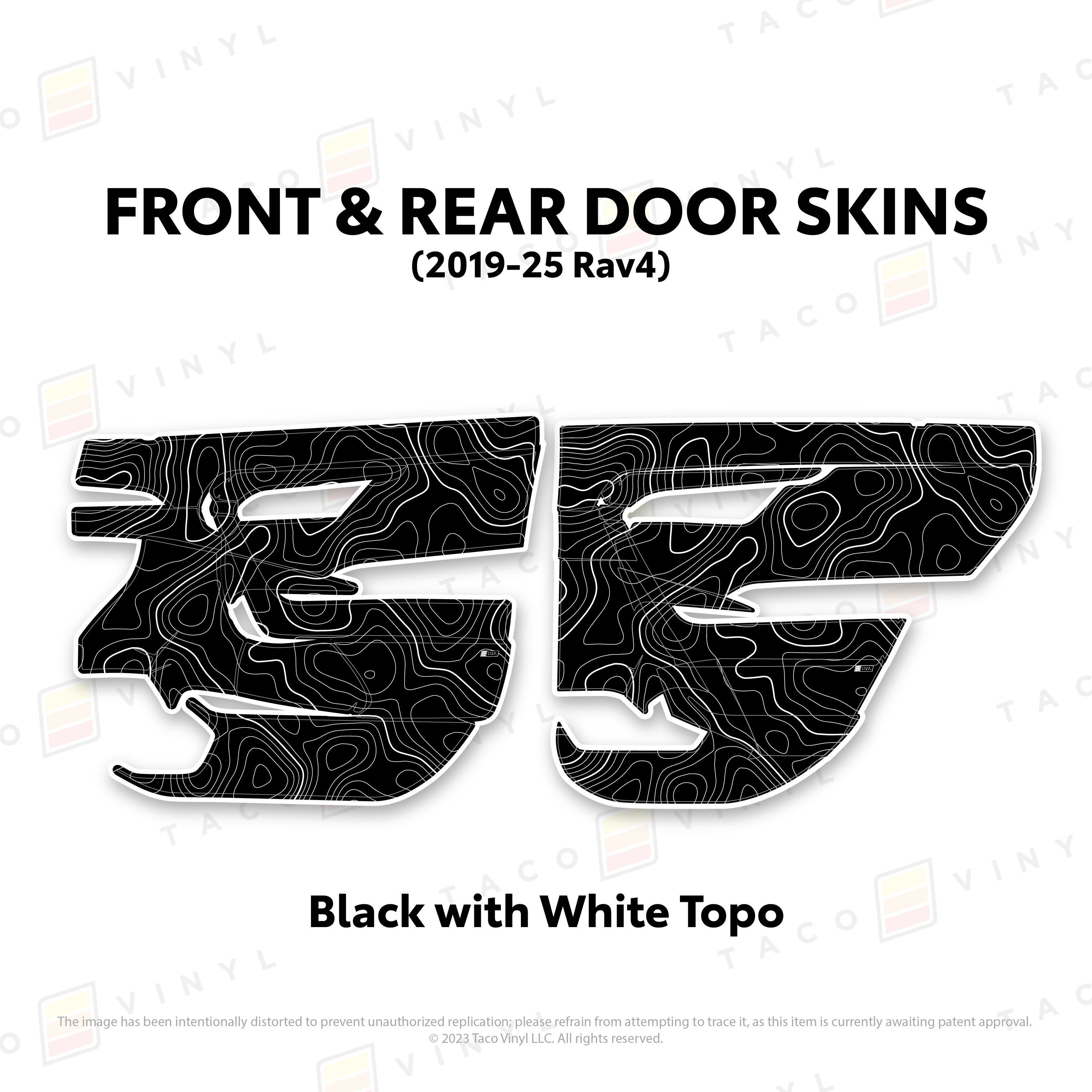 2019-25 Rav4 Door Skins