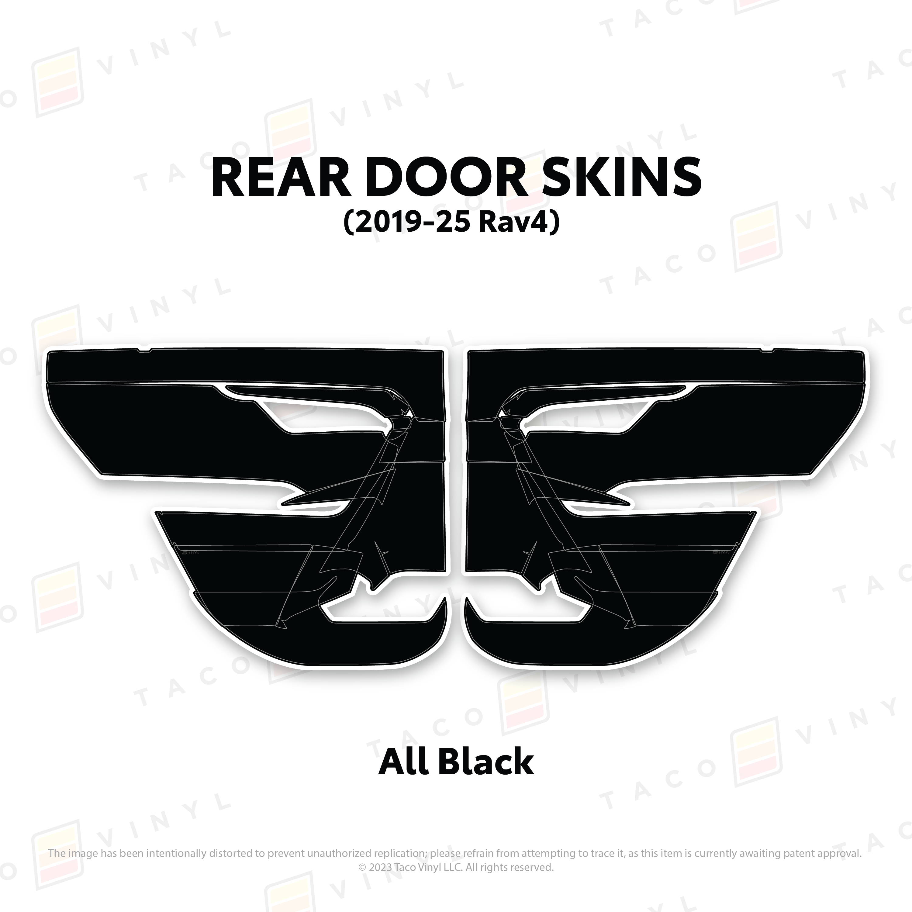 2019-25 Rav4 Door Skins