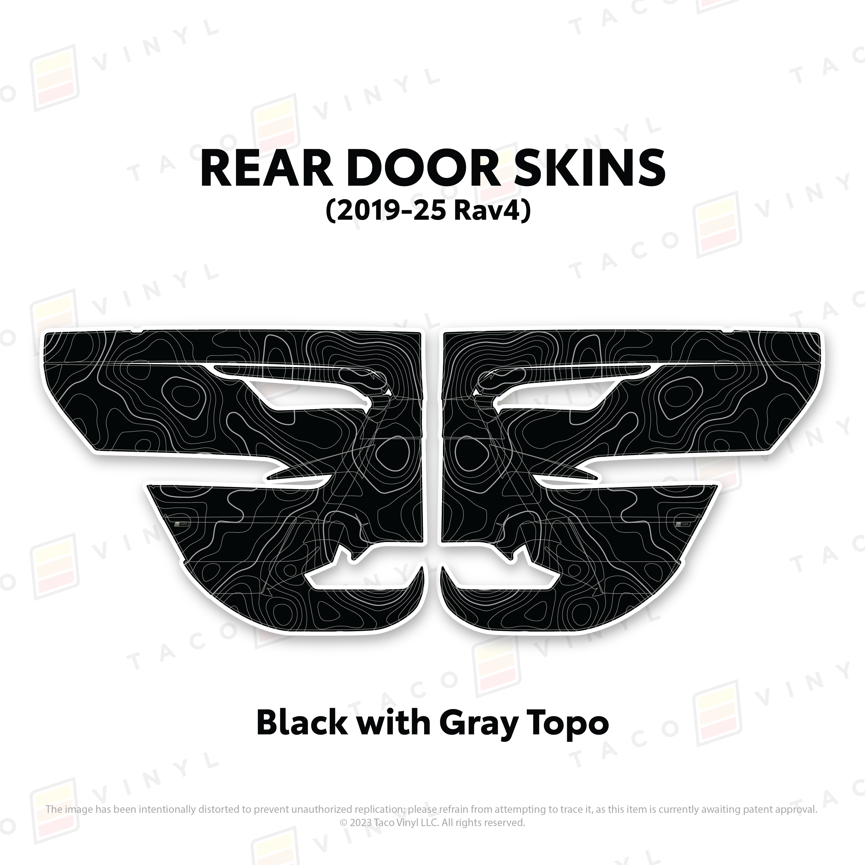 2019-25 Rav4 Door Skins