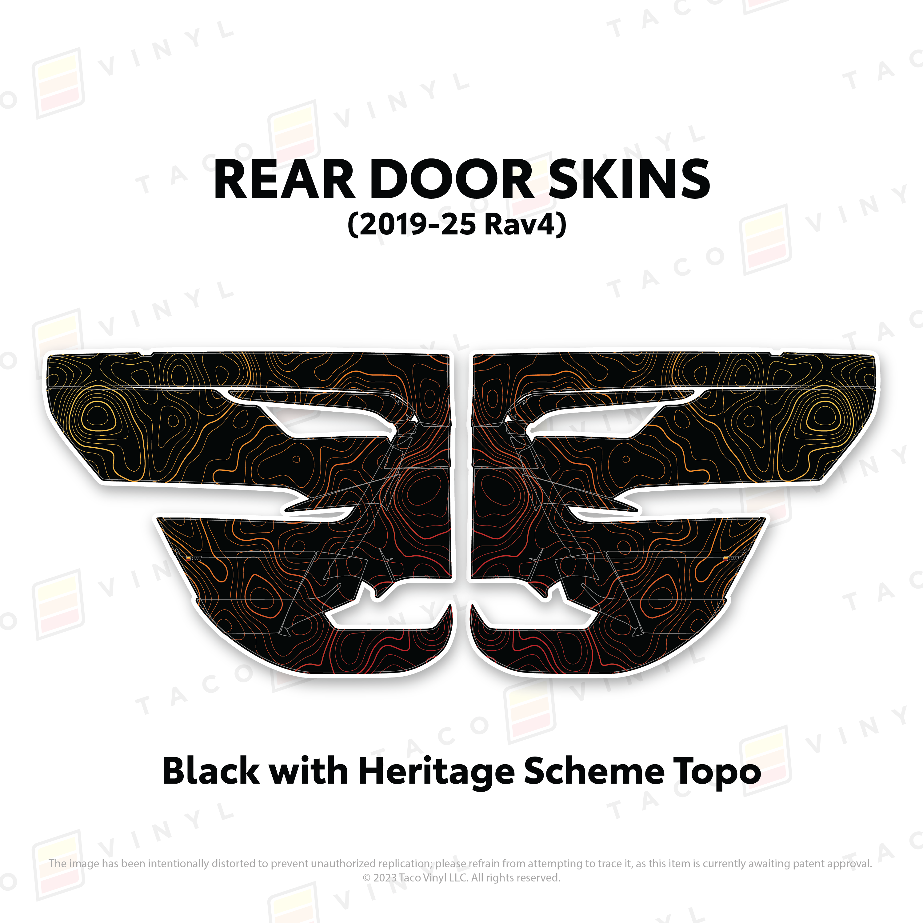 2019-25 Rav4 Door Skins