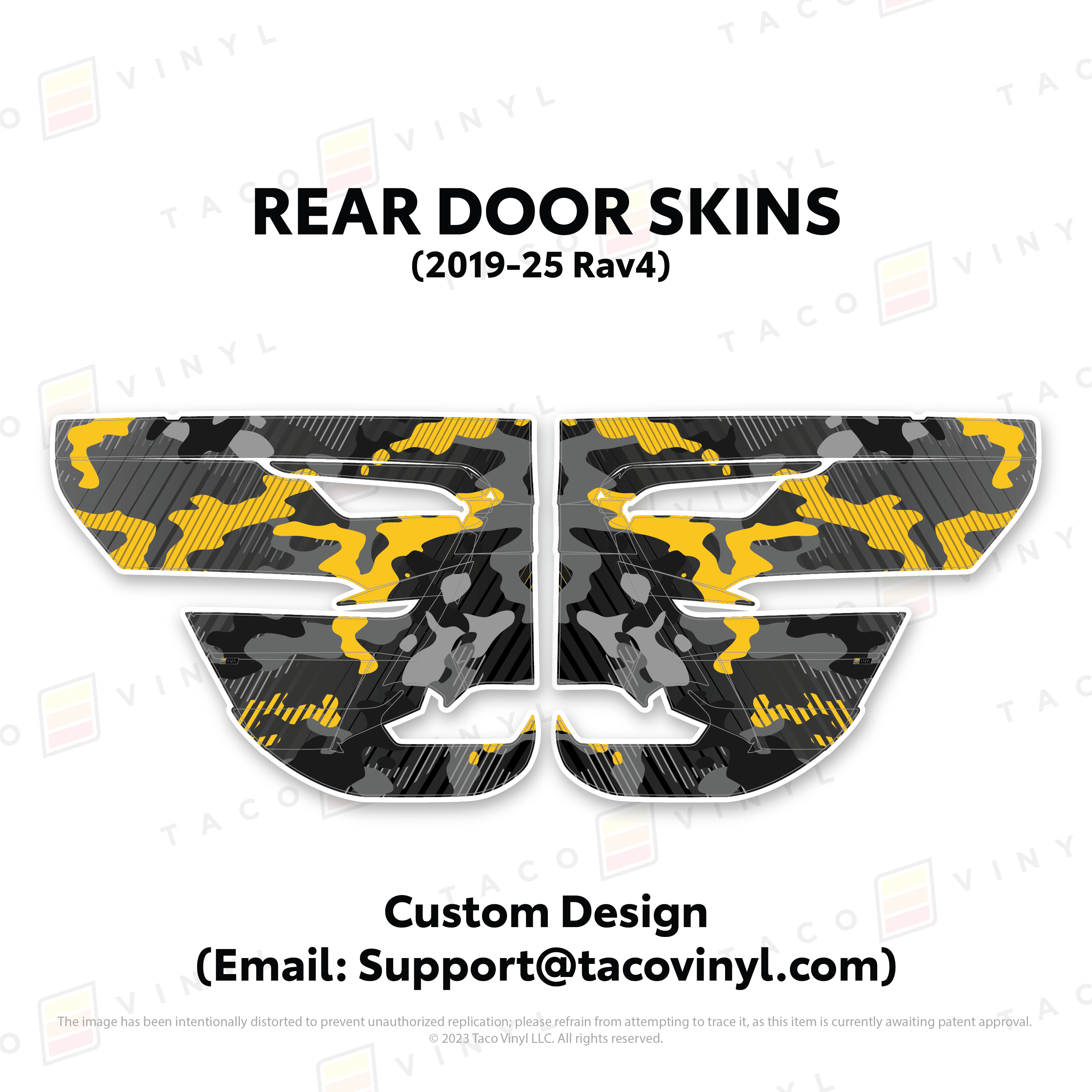 2019-25 Rav4 Door Skins