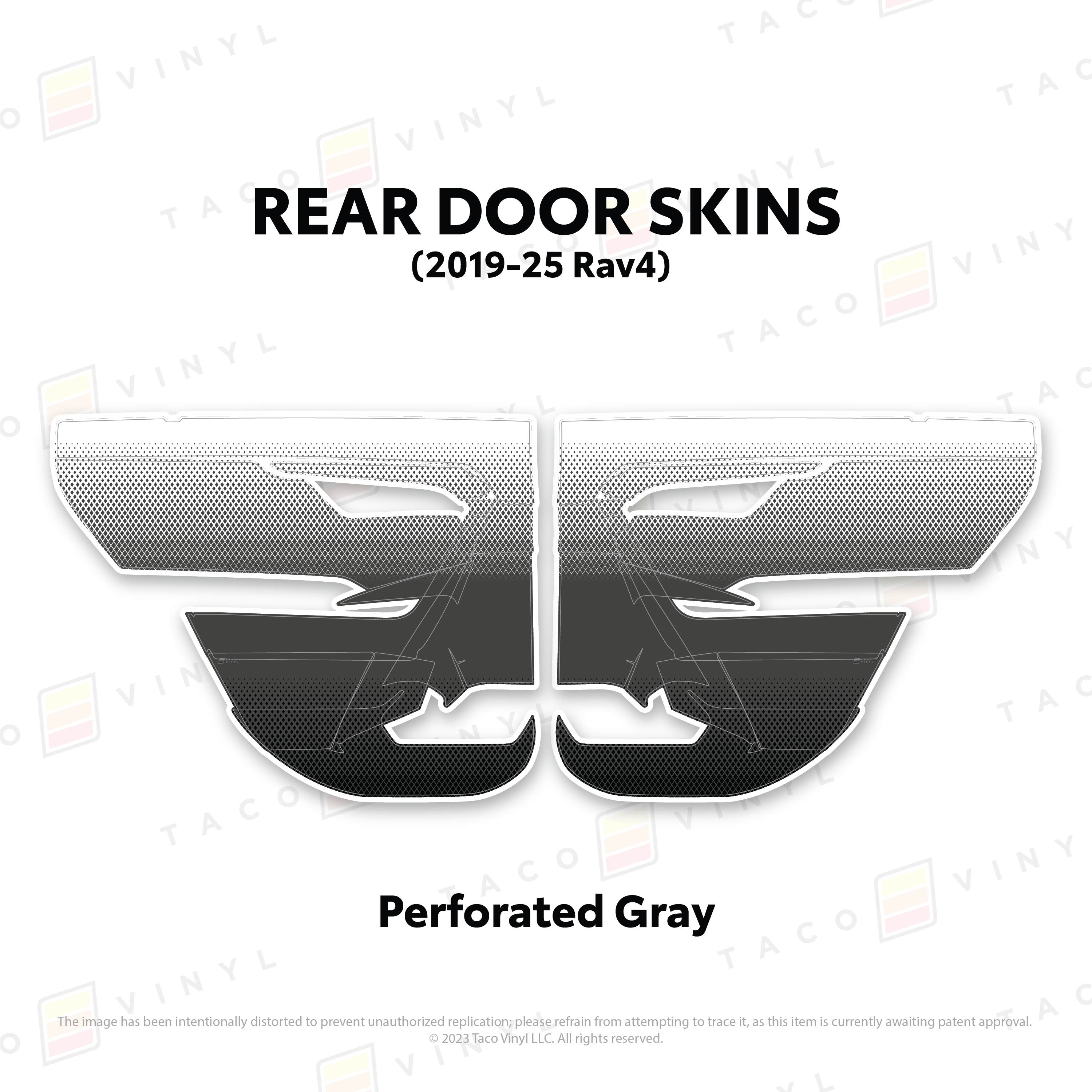 2019-25 Rav4 Door Skins