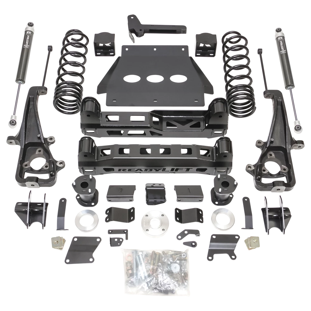 6" Lift Kit With Falcon Shocks And Factory 22" Wheels With Big Bore Knuckle - Ram 1500 - 2019-2023
