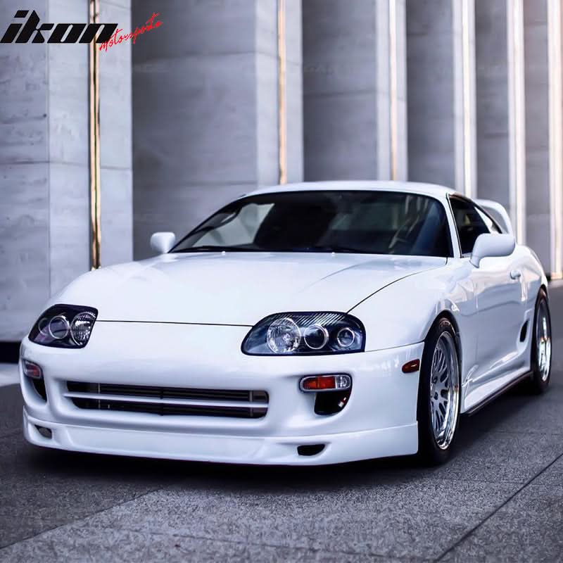 1993-1998 Toyota Supra V2 Style Unpainted Front Bumper Lip Splitter PU