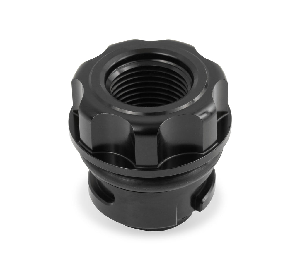 Oil Fill Cap w/ Baffle & -10 ORB Port - Fits Factory Valve Covers - GM LS Series, GM Gen-V LT, and 2011-2017 Ford Coyote Engines (Gen 1 and Gen 2).