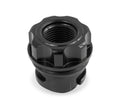 Oil Fill Cap w/ Baffle & -10 ORB Port - Fits Factory Valve Covers - GM LS Series, GM Gen-V LT, and 2011-2017 Ford Coyote Engines (Gen 1 and Gen 2).