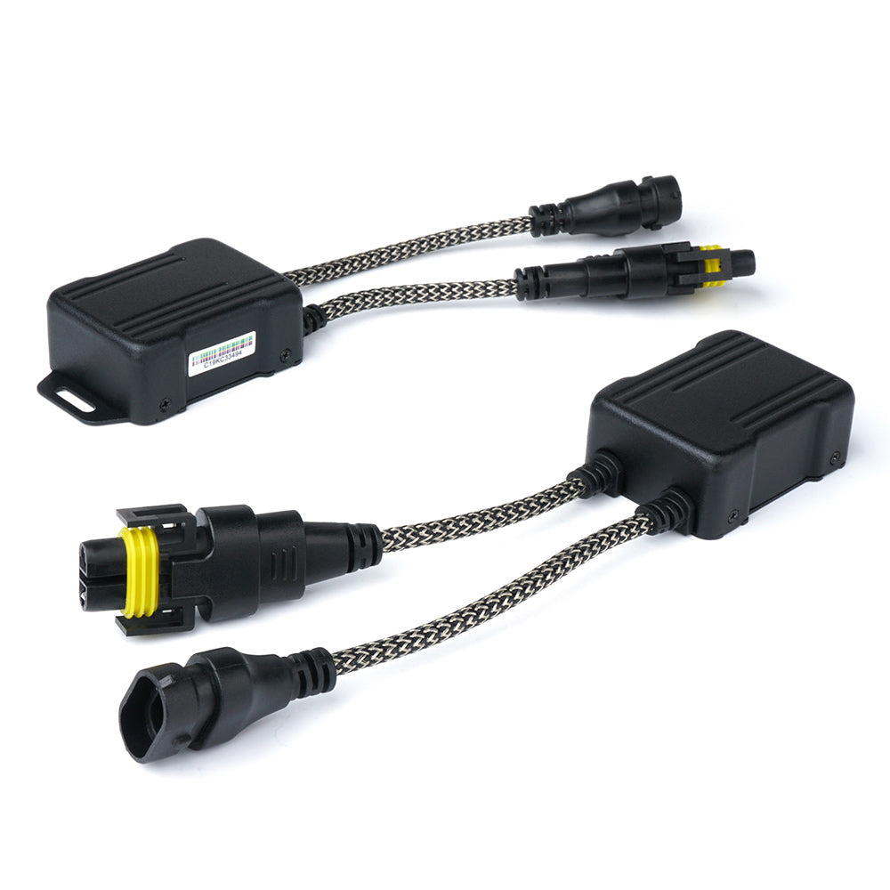 Xprite Reflex Series LED Headlight Canbus Anti-Flicker Resistor Decoder for H8 H9 H11 (1 Pair)