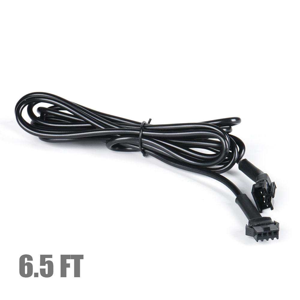 Xprite 6.5ft Extension Cable For Throwback Series 8 Color LED RGB Underbody Kit