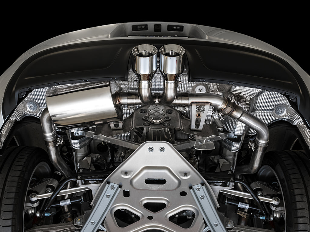 AWE SwitchPath™ Exhaust for Porsche 718 Boxster / Cayman (PSE Only) - Chrome Silver Tips