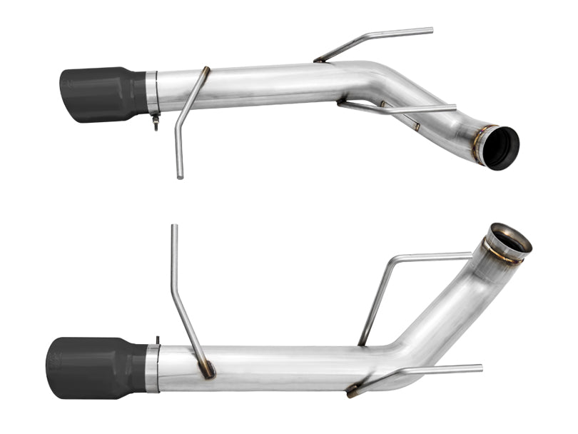 AWE Track Edition Axleback Exhaust for the S197 Ford Mustang GT - Diamond Black Tips