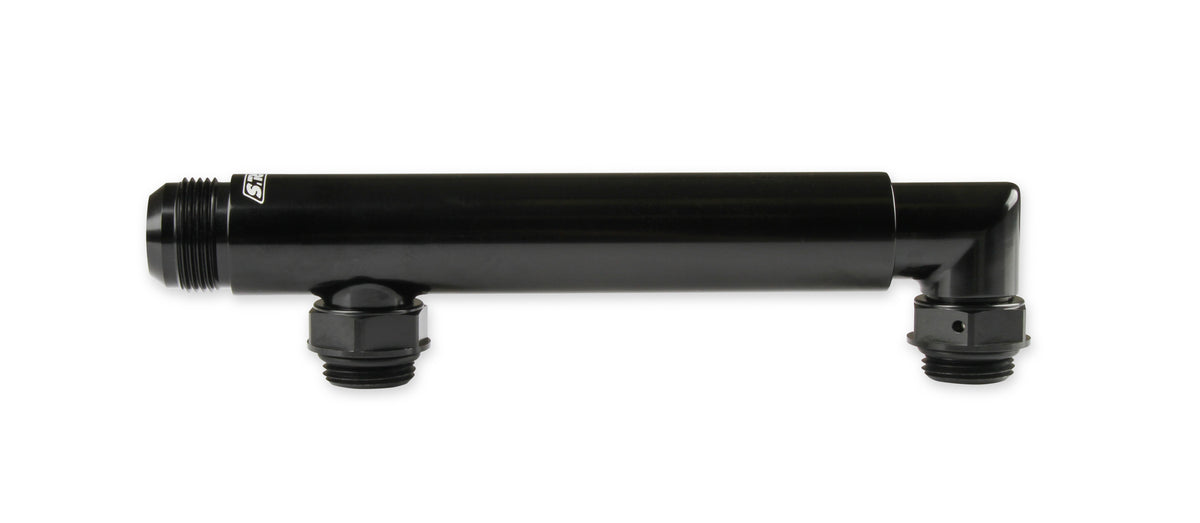Adjustable Length Range - 6.8" to 10.5" (c/l to c/l of -12 O-Ring Port Swivels), Billet Aluminum w/ (2) O-ring seals.  Ideal for use w/ LS0022ERL & Remote Mounted Electric Water Pump