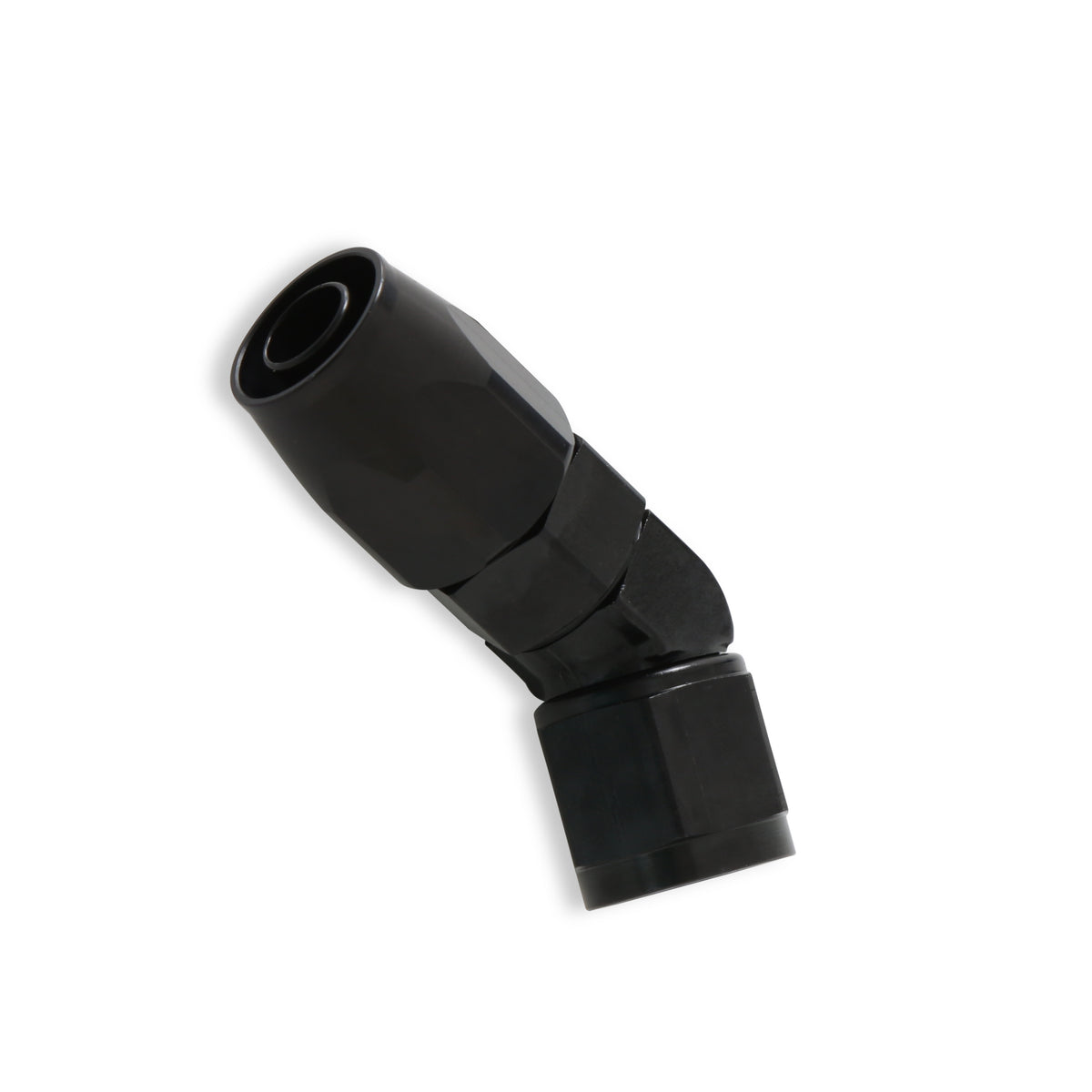 Earls 45 Degree Swivel-Seal® Hose End AN -8 - Black