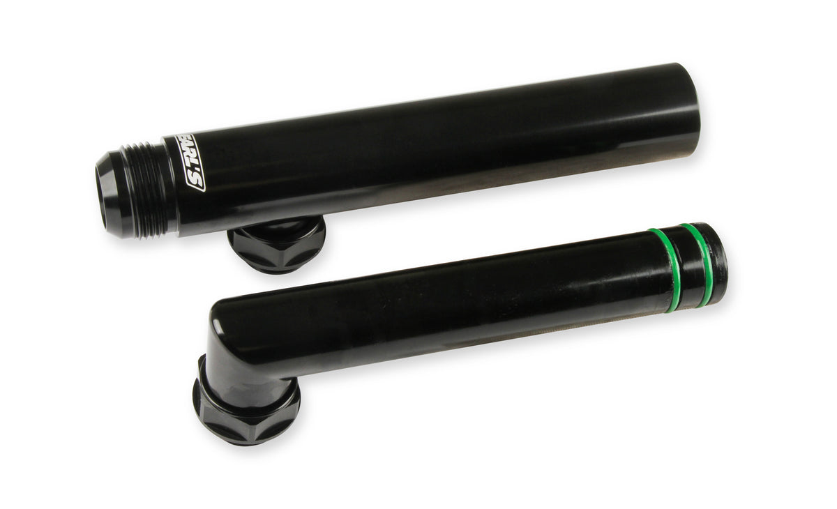 Adjustable Length Range - 6.8" to 10.5" (c/l to c/l of -12 O-Ring Port Swivels), Billet Aluminum w/ (2) O-ring seals.  Ideal for use w/ LS0022ERL & Remote Mounted Electric Water Pump