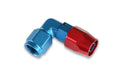 Earls 90 Degree Swivel-Seal® Hose End AN -6 - Red/Blue