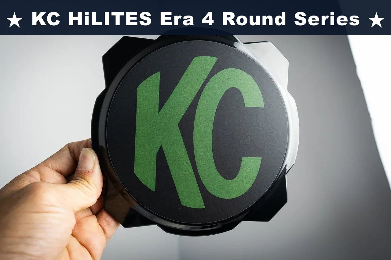 KC HiLITES Era 4 ROUND Series Light Cover Overlays - Universal