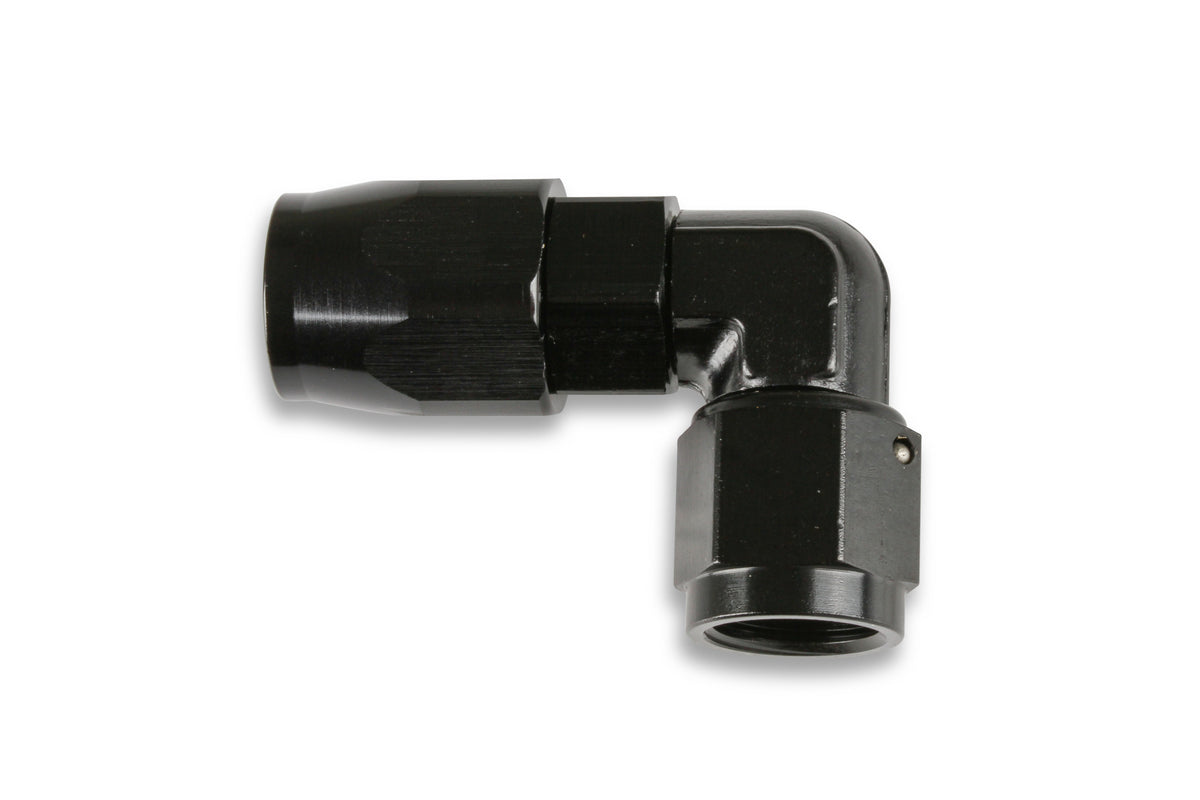 Earls 90 Degree Swivel-Seal® Hose End AN -12 - Black