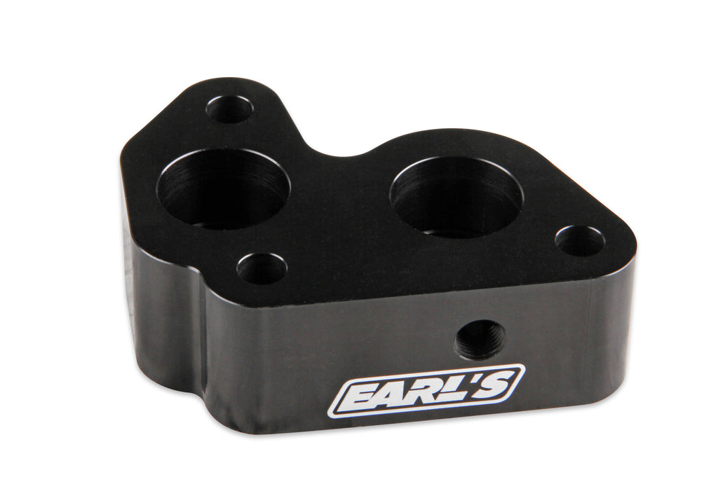 Fits GM LS Engines - Includes (2) -12 AN O-Ring ports on Each side of the block.  1/8" NPT port for use with Steam Tube Plumbing.  Billet Aluminum w/ Black Anodized Finish