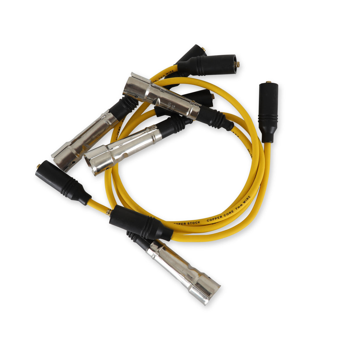 Spark Plug Wire Set - Super Stock 7mm - Yellow - Volkswagon Pointer 1.8L
