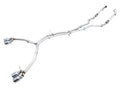 AWE Track Edition Exhaust for Audi B9 S5 Coupe - Non-Resonated - 4" Chrome Silver Tips