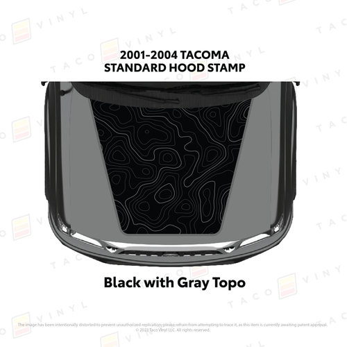 2001-04 Toyota Tacoma Hood Stamp