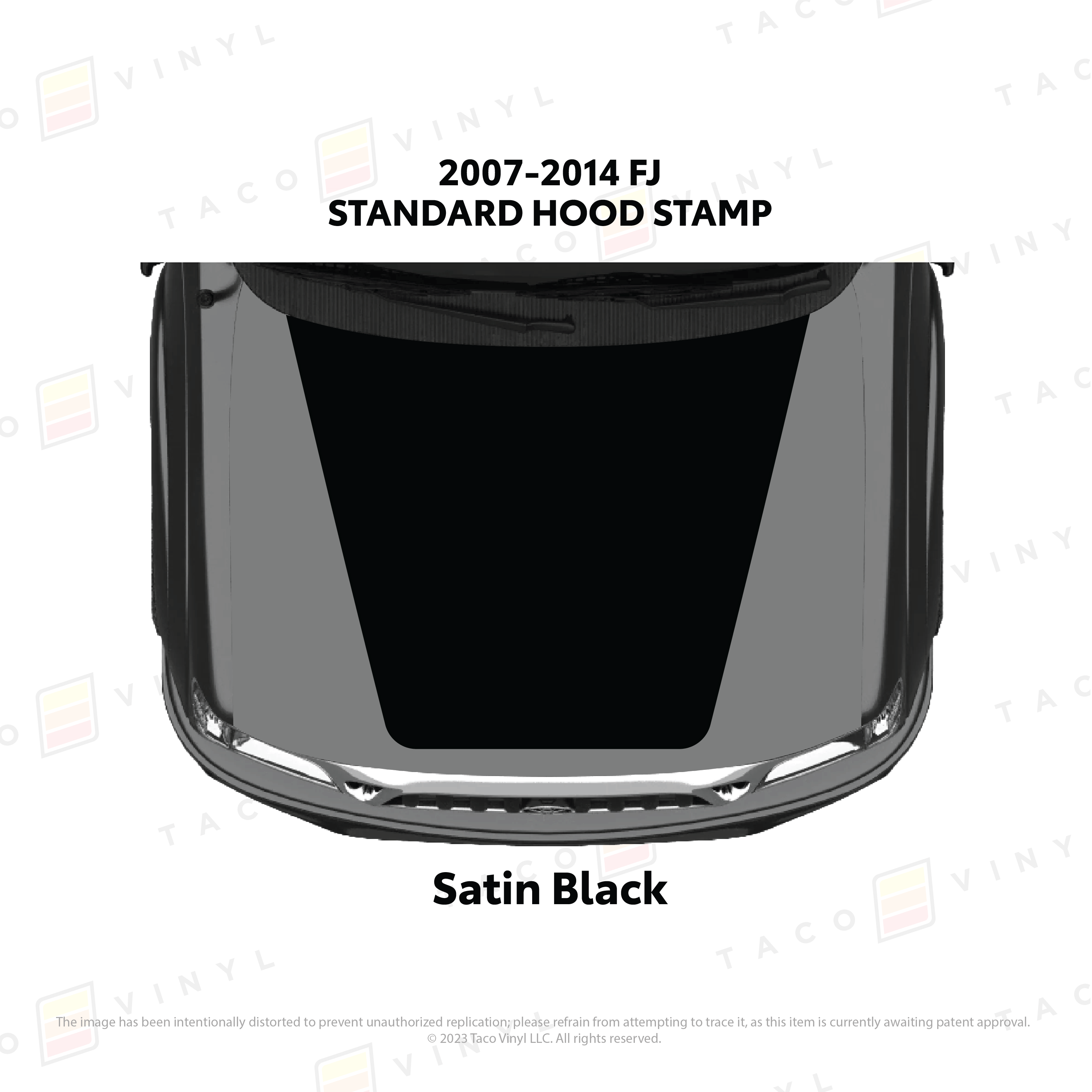 2001-04 Toyota Tacoma Hood Stamp