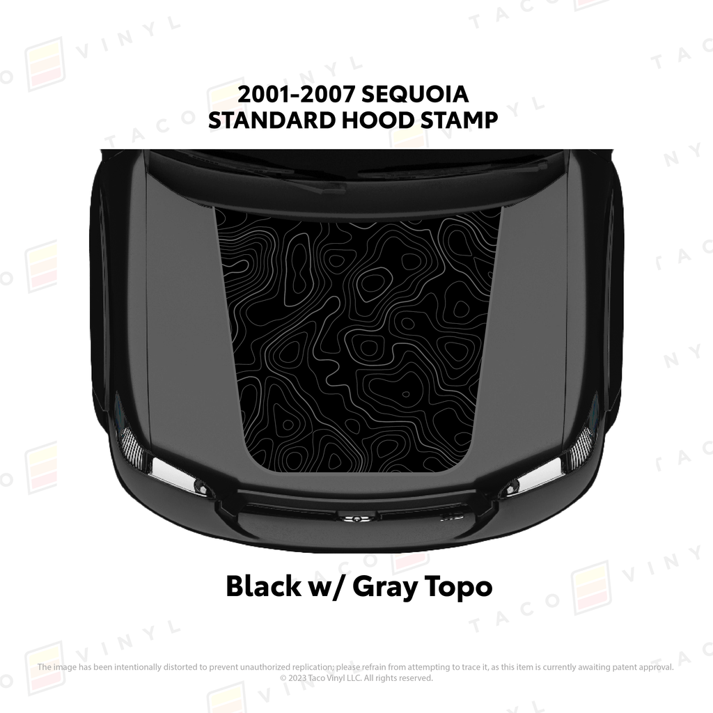 2001 - 07 Sequoia Hood Stamp