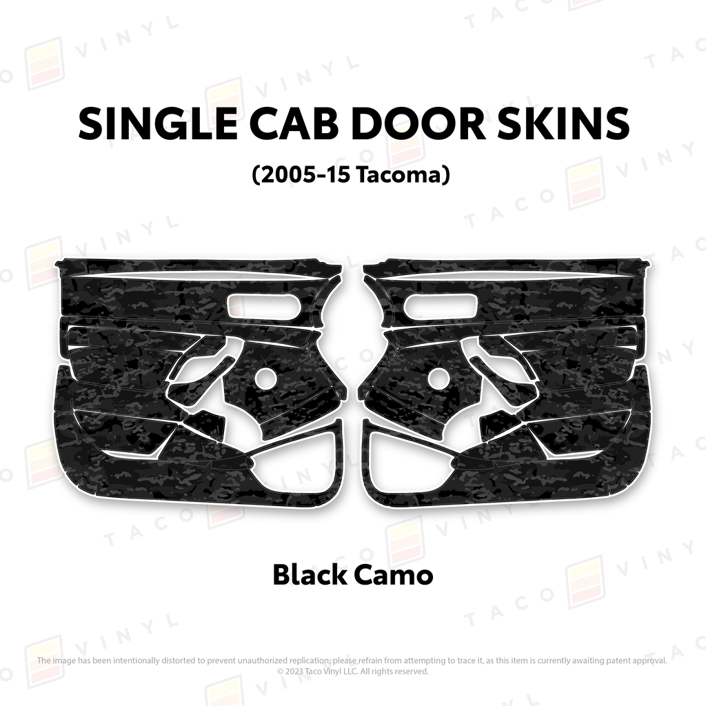 2005-15 Tacoma Single Cab Door Skins