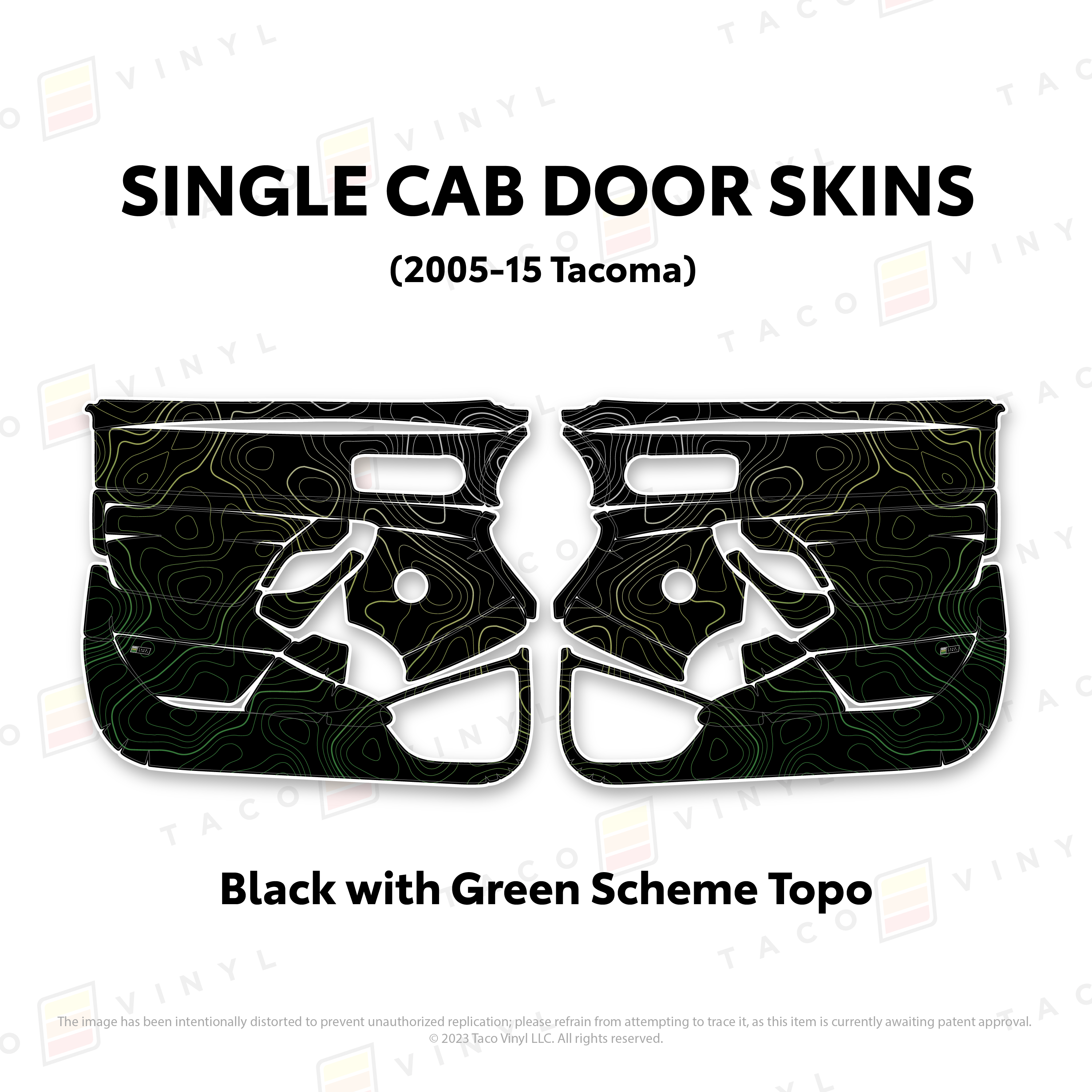 2005-15 Tacoma Single Cab Door Skins