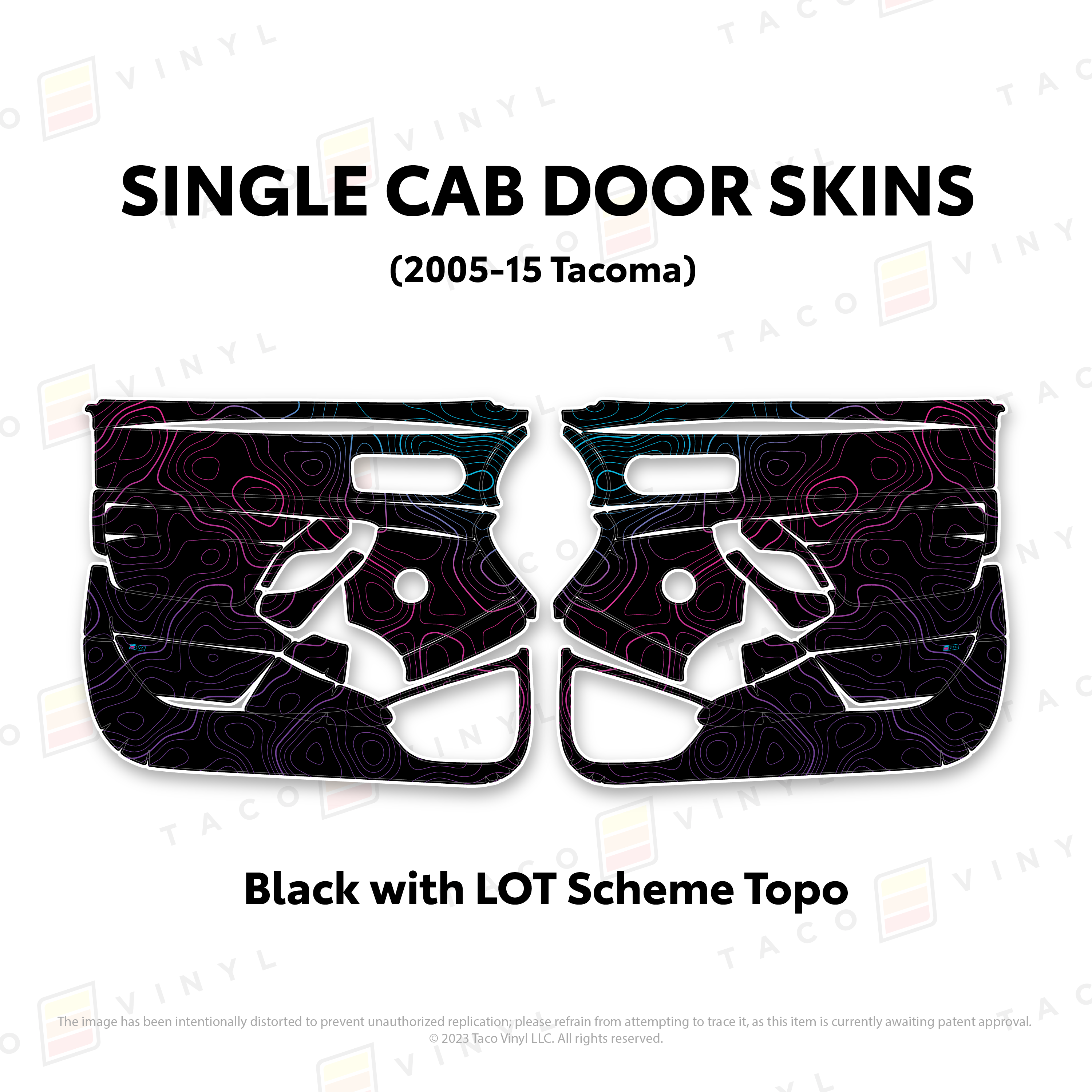 2005-15 Tacoma Single Cab Door Skins