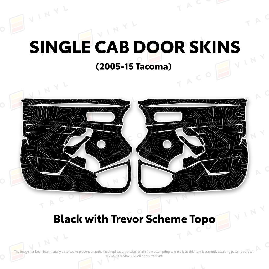 2005-15 Tacoma Single Cab Door Skins