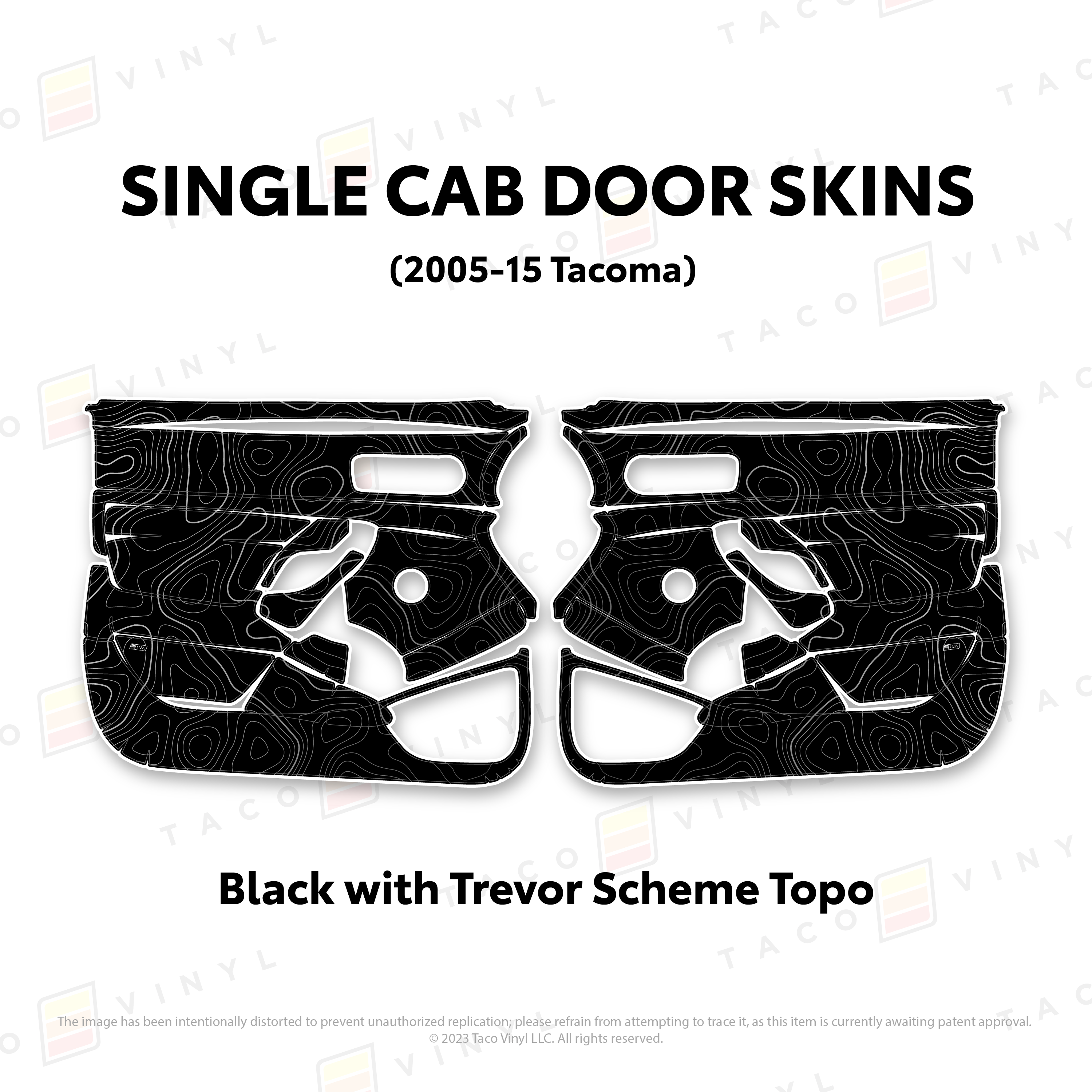 2005-15 Tacoma Single Cab Door Skins