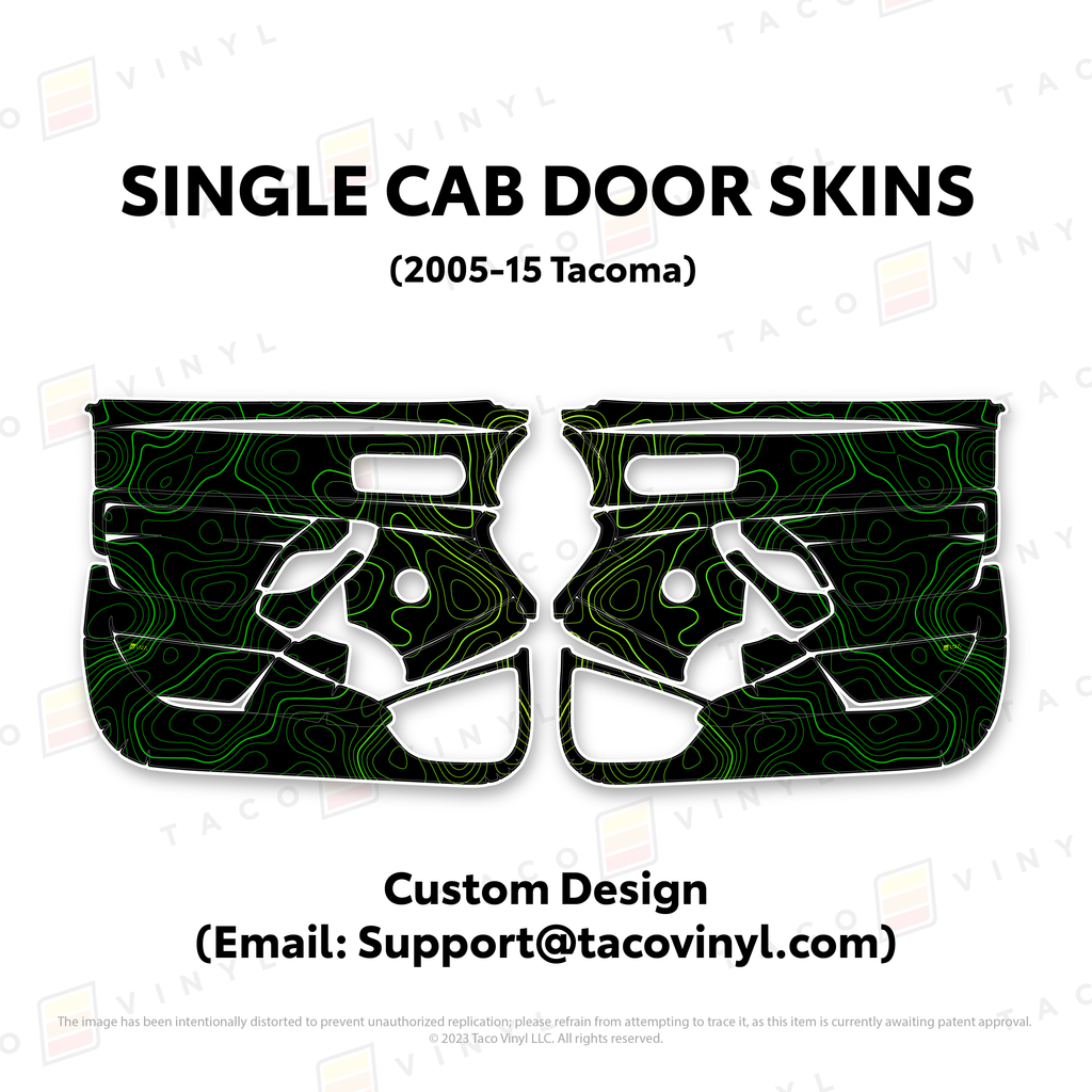 2005-15 Tacoma Single Cab Door Skins