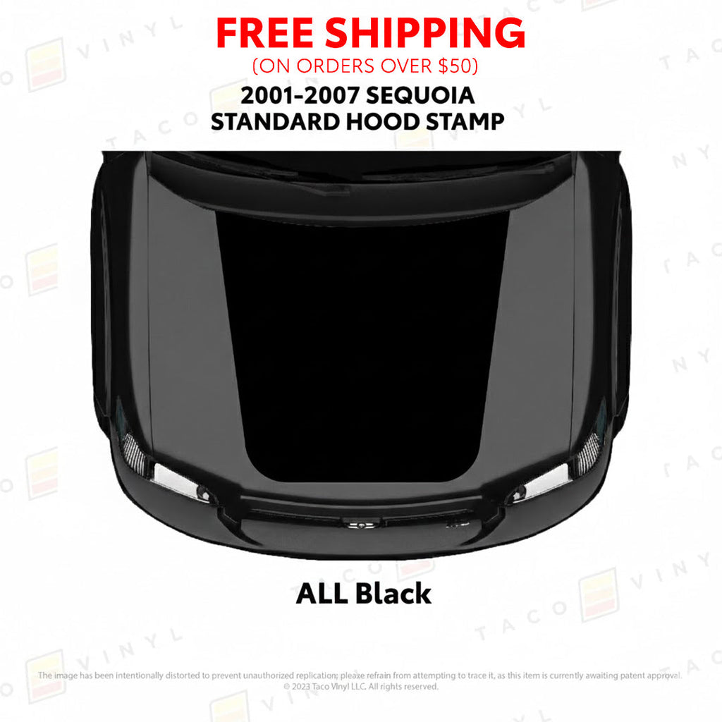 2001 - 07 Sequoia Hood Stamp