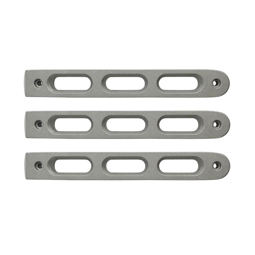 Jeep JK 2 Door Handle Inserts 3 Pcs Silver