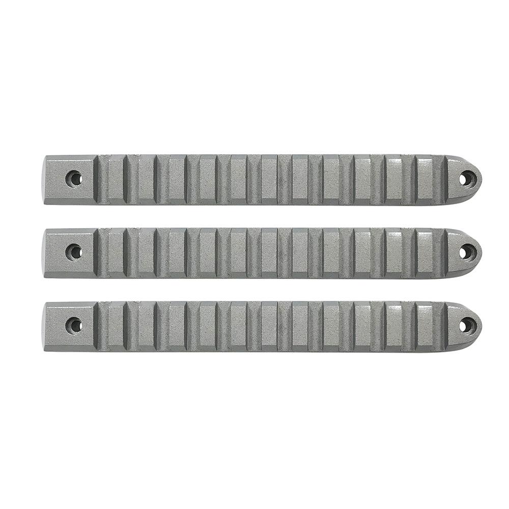 Jeep JK 2 Door Handle Inserts 3 Pcs Silver
