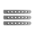 Jeep JK 2 Door Handle Inserts 3 Pcs Silver