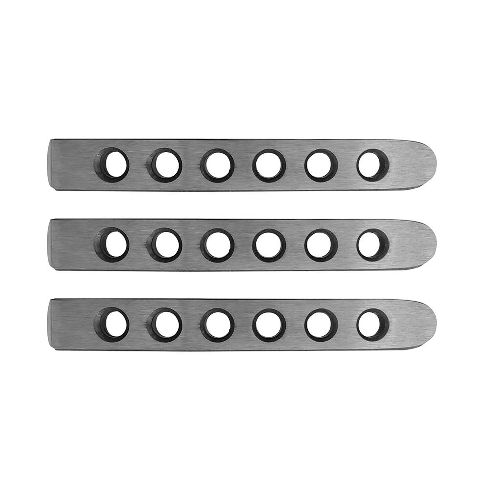 Jeep JK 2 Door Handle Inserts 3 Pcs Silver