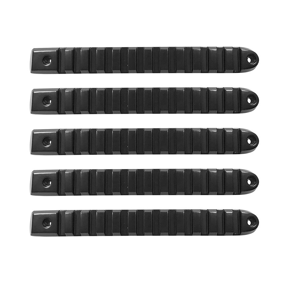 Jeep JK 4 Door Handle Inserts 5 Pcs Black