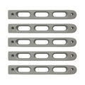 Jeep JK 4 Door Handle Inserts 5 Pcs Silver