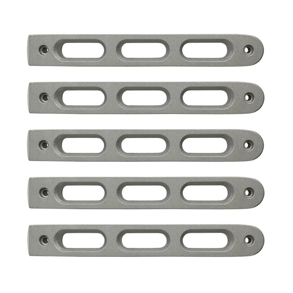 Jeep JK 4 Door Handle Inserts 5 Pcs Silver