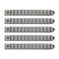Jeep JK 4 Door Handle Inserts 5 Pcs Silver