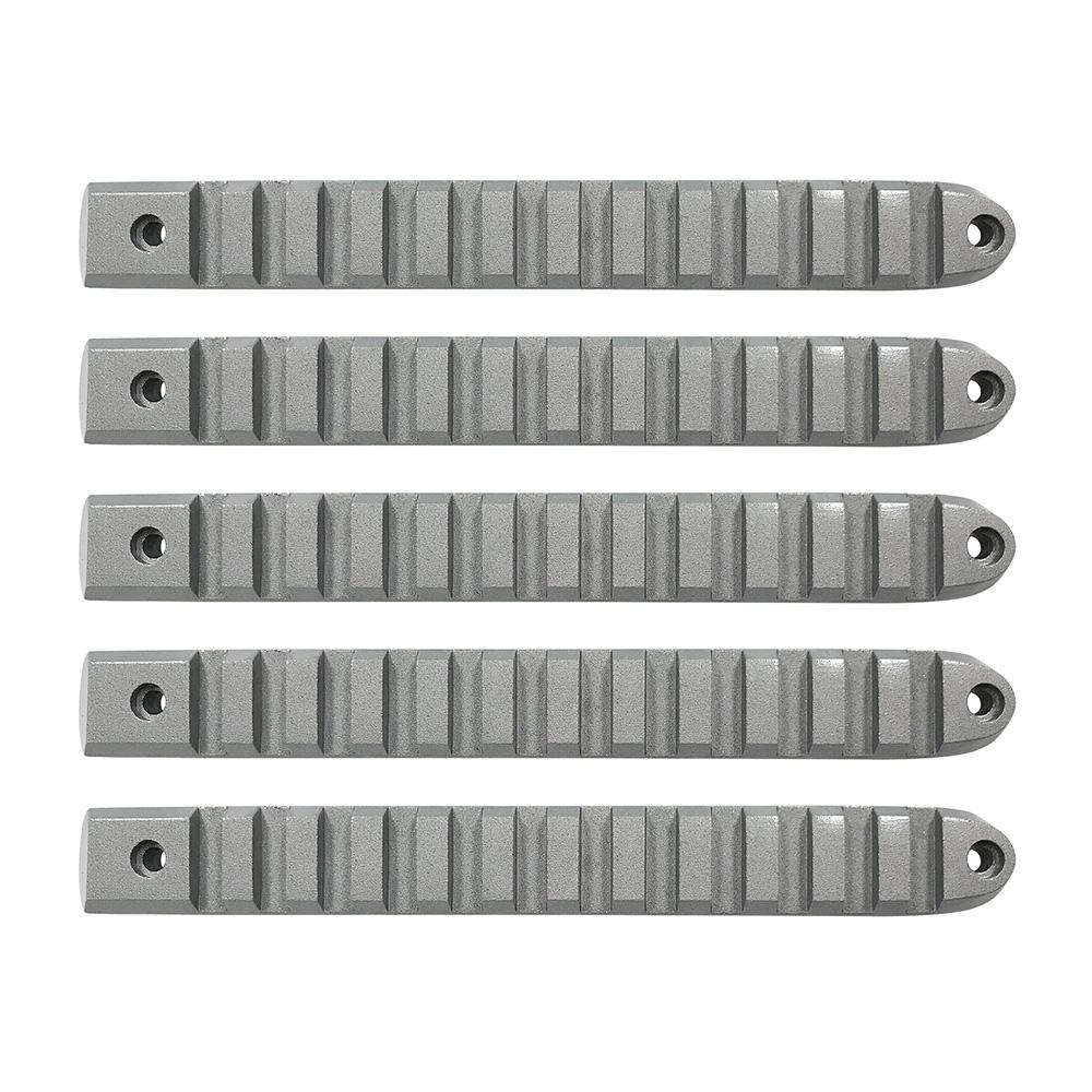 Jeep JK 4 Door Handle Inserts 5 Pcs Silver