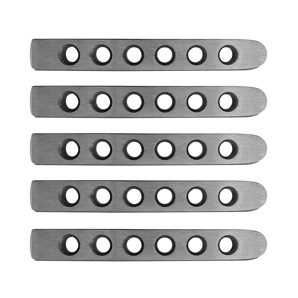 Jeep JK 4 Door Handle Inserts 5 Pcs Silver