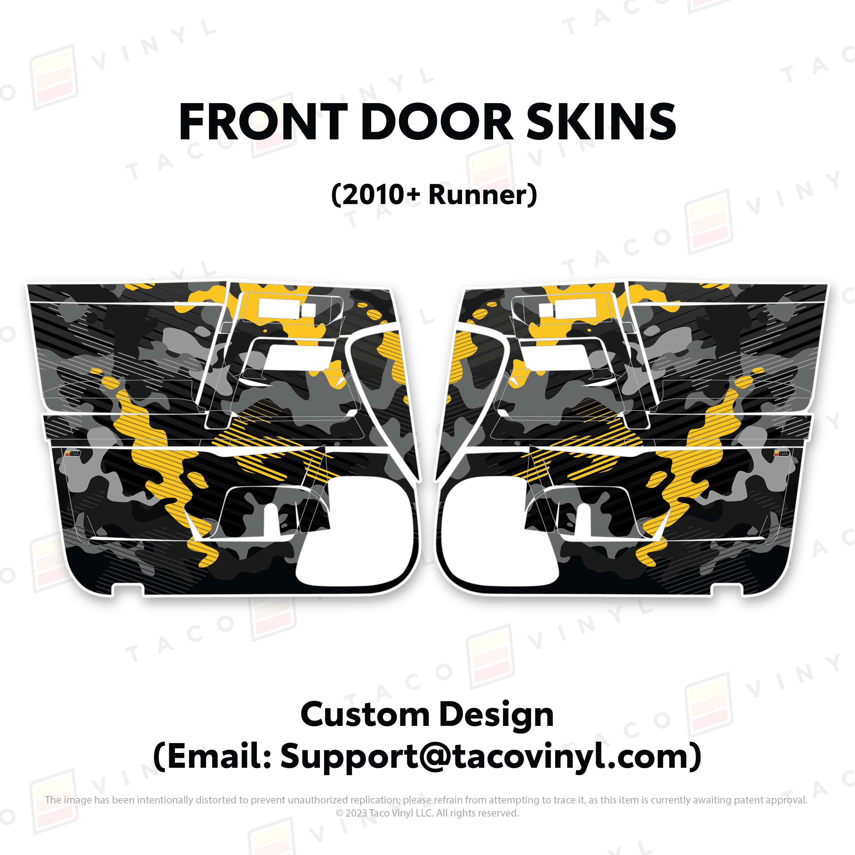 2010-24 4Runner Door Skins