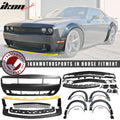 2015-2023 Dodge Challenger Front Full Bumper & Lip + Fender Flares PP